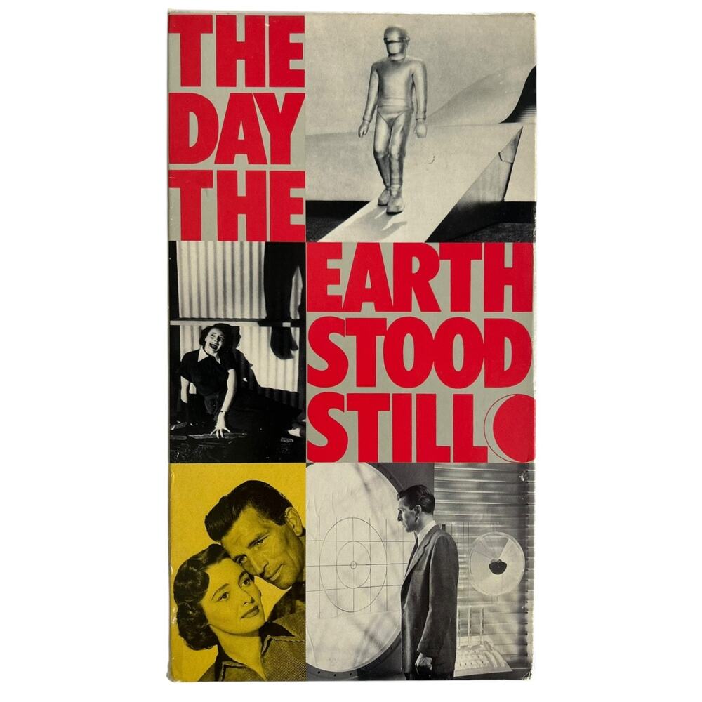 The Day the Earth Stood Still VHS 1951 Sci-Fi Classic FoxVideo Vintage Tape